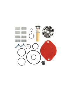 Fill-Rite 700KTF2659 complete rebuild kit for Fill-Rite FR700 Series fuel transfer pumps. Flat-lay view.