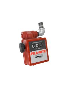 Fill-Rite 806C fuel transfer flow meter designed for gravity-fed applications and measures in U.S. gallons