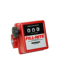 Fill-Rite 807CL 0.75 inch mechanical fuel transfer flow meter for diesel gasoline and more. Measures in liters.