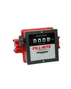 Fill-Rite 901CL1.5 1.5 inch mechanical fuel transfer flow meter for diesel gasoline and more. Measures in liters.