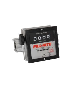 Fill-Rite 901CN1.5 1.5 inch nickel-plated fuel transfer flow meter for diesel & gasoline. Measures in U.S. gallons