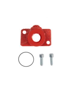 Fill-Rite KIT700OT 0.75 inch outlet flange replacement for Fill-Rite FR700 Series fuel transfer pumps. Flat-lay view.