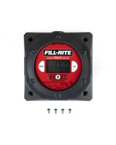 Fill-Rite KIT900CDFP replacement electronic faces for Fill-Rite 900CD Series flow meters. Flat lay view.