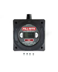 Fill-Rite KIT900CDPFP replacement electronic faces for Fill-Rite 900CDP Series flow meters. Flat lay view.