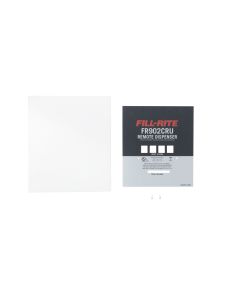 Fill-Rite KIT902RUFP replacement faceplate for Fill-Rite FR902CRU Series cabinet meters. Flat lay view.