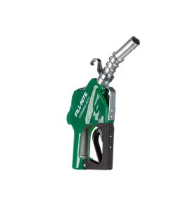 Fill-Rite SDN100GAN 0.75 inch automatic fuel transfer nozzle for dispensing gasoline. Side view