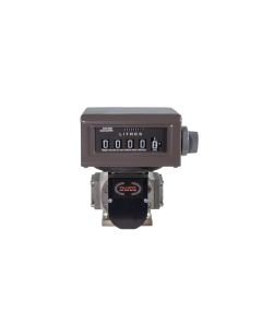 Fill-Rite TS15AV04ALCIMXAXX TS15 Mechanical Series of oval gear fuel transfer meters ideal for high-volume custody transfer applications. Straight on view.