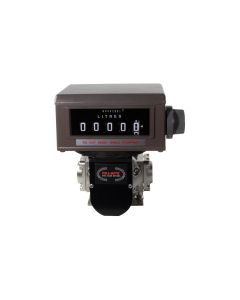 Fill-Rite TS20CV04ALCCMXBXX TS20 Mechanical Series of oval gear fuel transfer meters ideal for high-volume custody transfer applications. Straight on view.