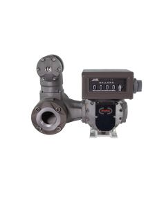 Fill-Rite TS30AV06AGCBMXBS4 TS30 Mechanical Series of oval gear fuel transfer meters ideal for high-volume custody transfer applications. Straight on view.