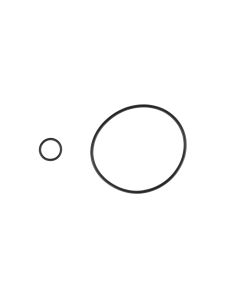 Sotera 825KTG9123 replacement EPDM O-rings for Fill-Rite and Sotera 800 Series digital flow meters. Flat lay view.