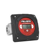 Fill-Rite 900CDBSPT 1 inch digital fuel transfer meter for diesel & petrol. Measures gallons liters. BSPT ports.