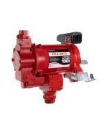 Fill-Rite FR310VEMN 115-230V AC 35 GPM fuel transfer pump for diesel and more. Left side view.